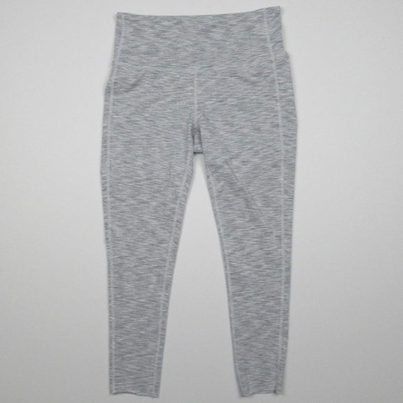 Athleta Heather Grey Cropped Leggings sz S - Picture 1 of 5